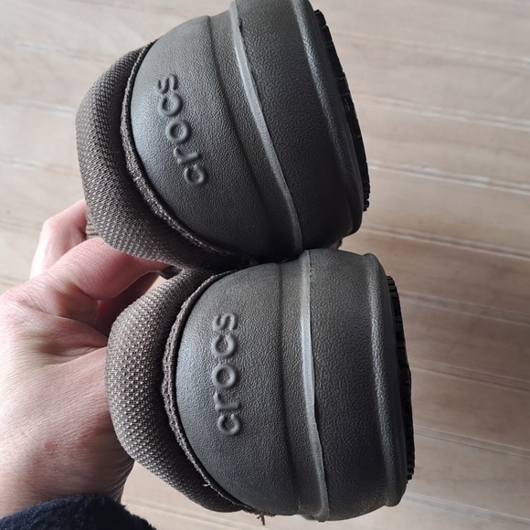 Crocs Velocity CrostrComfort Work Shoes Unisex Sz W7 M5 Lace Up Leather Non Slip - Picture 4 of 10